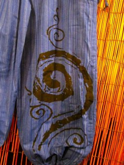 画像3: 渦巻きプリント＊コットン素材＊カーゴタイプ＊ふんわり＊アラジンパンツ