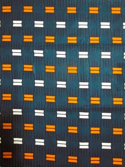 画像1: アフリカンプリント生地 パーニュ