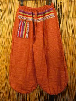 画像1: ゲリ生地＊コットン素材＊ふんわり＊アラジンパンツ