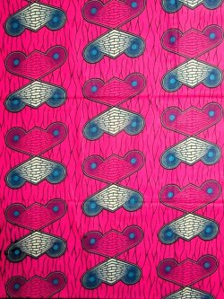 画像1: アフリカンプリント生地 パーニュ