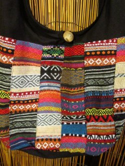 画像3: ゲリ生地＊パッチワーク＊コットン素材＊ショルダーバッグ