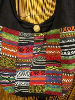 画像3: ゲリ生地＊パッチワーク＊コットン素材＊ショルダーバッグ