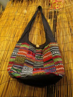 画像4: ゲリ生地＊パッチワーク＊コットン素材＊ショルダーバッグ