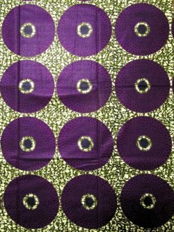 画像1: アフリカンプリント生地 パーニュ