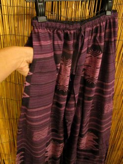 画像3: 織り柄風プリント＊コットン素材＊ふんわり＊アラジンパンツ