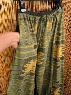 画像3: 織り柄風プリント＊コットン素材＊ふんわり＊アラジンパンツ