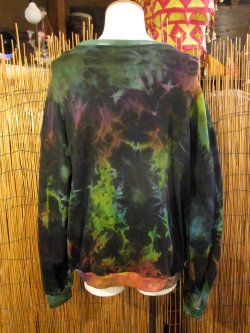 画像3: タイダイ染め＊コットン素材＊スウェット生地＊トレーナー