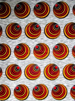 画像1: アフリカンプリント生地 パーニュ