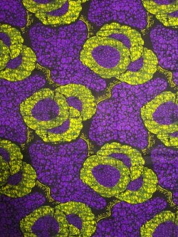 画像1: アフリカンプリント生地 パーニュ