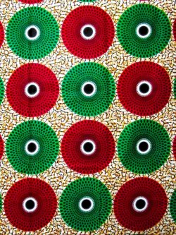 画像1: アフリカンプリント生地 パーニュ