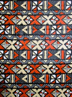 画像1: アフリカンプリント生地 パーニュ