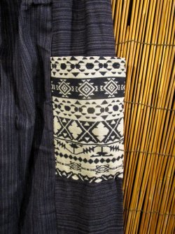 画像3: 織り柄＊パッチポケット＊コットン素材＊アラジンパンツ