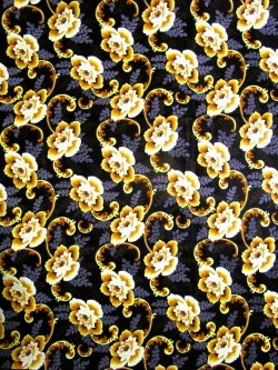 画像1: アフリカンプリント生地 パーニュ