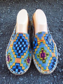 画像2: 【２６・５ｃｍ 】アフリカンプリント＊パーニュ＊エスパドリーユ＊シューズ