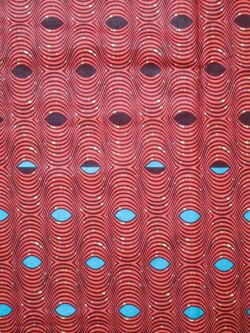 画像1: アフリカンプリント生地 パーニュ