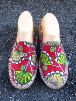 画像2: 【２３ｃｍ 】アフリカンプリント＊パーニュ＊エスパドリーユ＊シューズ