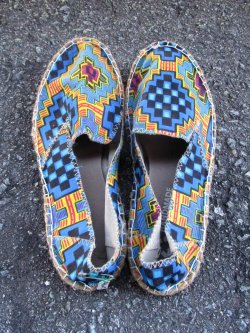 画像3: 【２６・５ｃｍ 】アフリカンプリント＊パーニュ＊エスパドリーユ＊シューズ