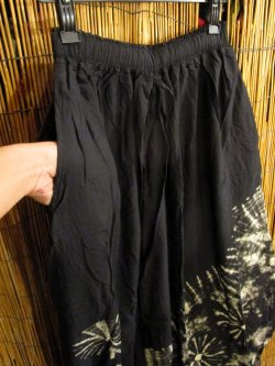 画像3: モノトーンタイダイ染め＊レーヨン素材＊ゆったりシルエット＊ビッグアラジンパンツ＊バルーンパンツ