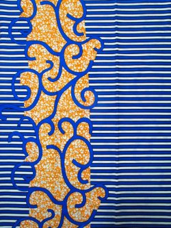 画像1: アフリカンプリント生地 パーニュ