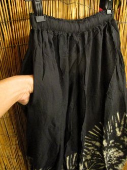 画像3: モノトーンタイダイ染め＊レーヨン素材＊ゆったりシルエット＊ビッグアラジンパンツ＊バルーンパンツ