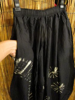 画像3: モノトーンタイダイ染め＊レーヨン素材＊ゆったりシルエット＊ビッグアラジンパンツ＊バルーンパンツ