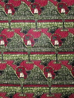 画像1: アフリカンプリント生地 パーニュ