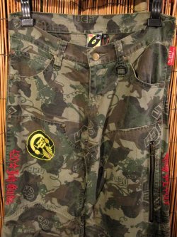 画像2: アフリカン＊迷彩柄＊コットン素材＊ラスタ風＊ロングパンツ