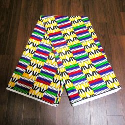 画像2: アフリカンプリント生地 パーニュ