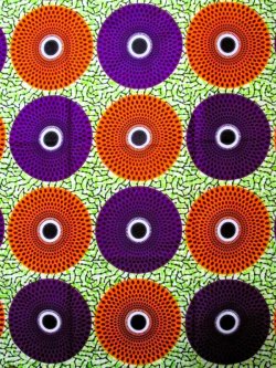 画像1: アフリカンプリント生地 パーニュ