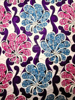 画像1: アフリカンプリント生地 パーニュ