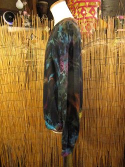 画像2: タイダイ染め＊コットン素材＊スウェット生地＊トレーナー