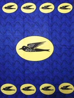 画像1: アフリカンプリント生地 パーニュ