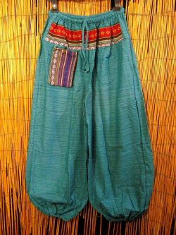 画像1: ゲリ生地＊コットン素材＊ふんわり＊アラジンパンツ