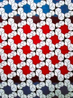 画像1: アフリカンプリント生地 パーニュ