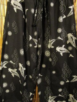 画像2: 和風プリント＊コットン素材＊ふんわりシルエット＊アラジンパンツ 