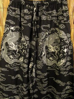 画像2: 和風プリント＊コットン素材＊ふんわりシルエット＊アラジンパンツ 