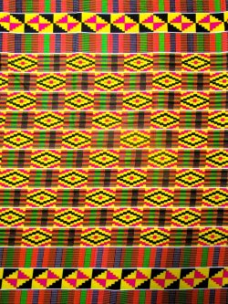 画像1: アフリカンプリント生地 パーニュ