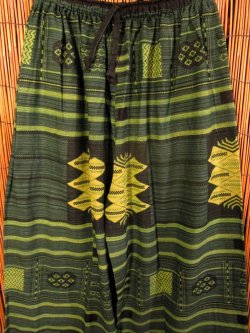 画像2: 織り柄風プリント＊コットン素材＊ふんわり＊アラジンパンツ