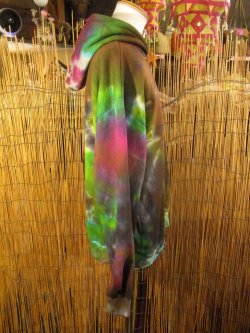 画像2: タイダイ染め＊裏起毛＊スウェット生地＊パーカー