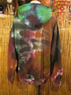 画像3: タイダイ染め＊裏起毛＊スウェット生地＊パーカー