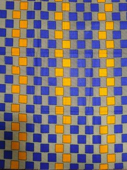 画像1: アフリカンプリント生地 パーニュ