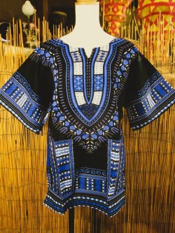画像1: 小さめサイズ＊アフリカンプリント＊ダシキ＊ＤＡＳＨＩＫＩ＊Ｓ