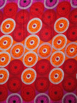 画像1: アフリカンプリント生地 パーニュ