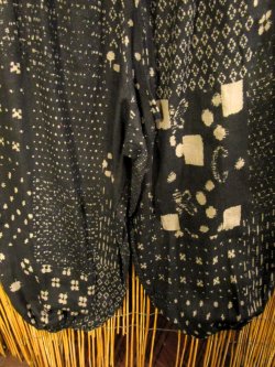 画像3: 粗織り＊コットン素材＊和風プリント＊もんぺ風＊アラジンパンツ 