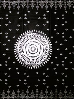 画像1: アフリカンプリント生地 パーニュ