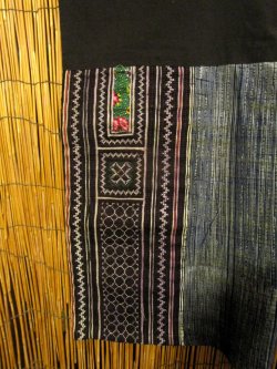 画像7: 古布＊モン族＊刺繍＊ショート丈＊タイパンツ