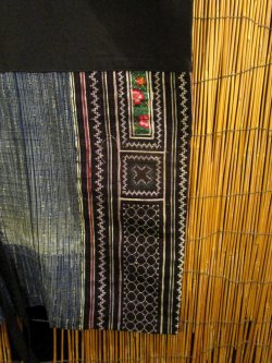 画像6: 古布＊モン族＊刺繍＊ショート丈＊タイパンツ