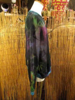 画像2: タイダイ染め＊コットン素材＊スウェット生地＊トレーナー