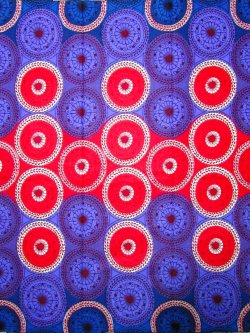 画像1: アフリカンプリント生地 パーニュ