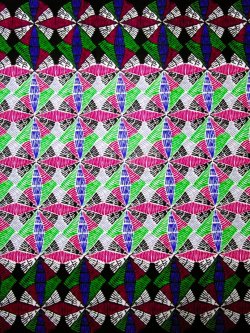 画像1: アフリカンプリント生地 パーニュ